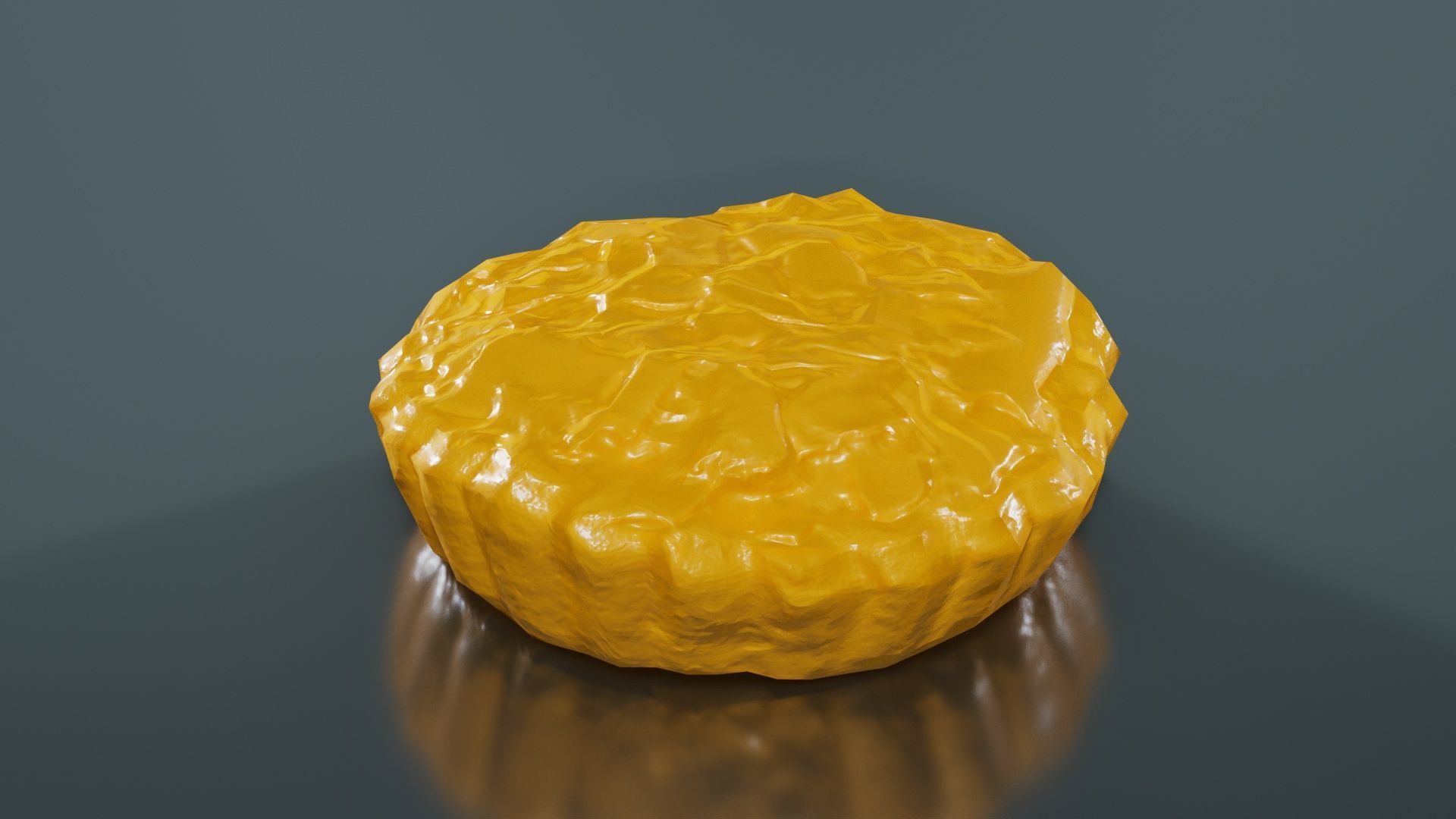 White Chocolate Flake Cake Low-poly 3D model_13