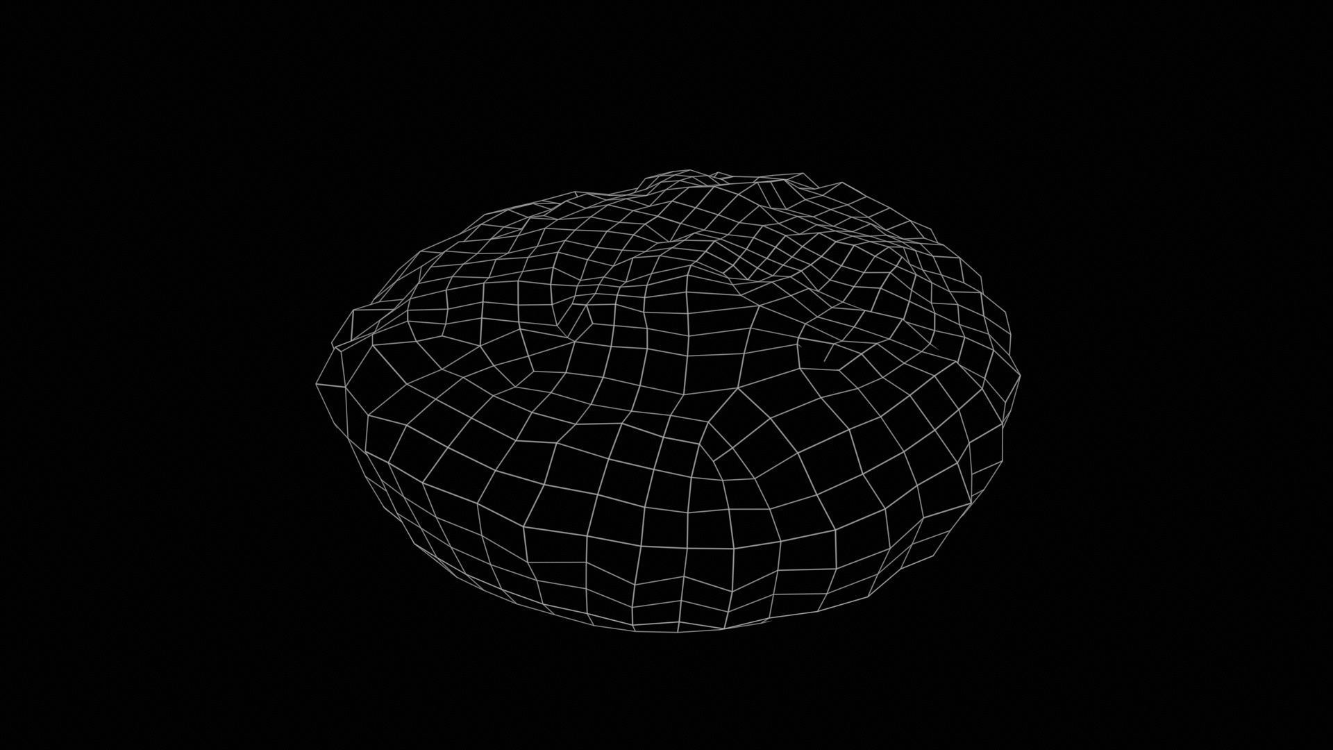 White Chocolate Flake Cake Low-poly 3D model_11