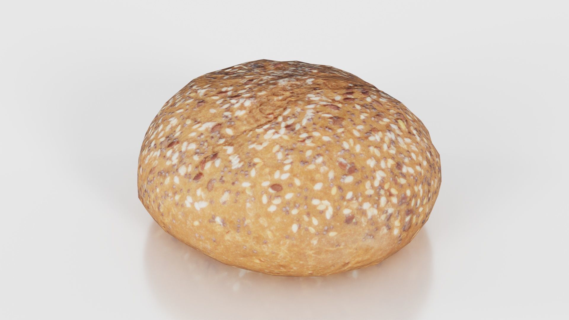 Whole Grain Seed Pistolet Low-poly 3D model_24