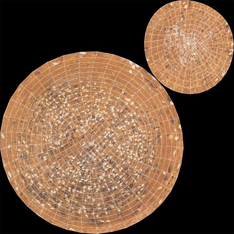 Whole Grain Seed Pistolet Low-poly 3D model_14