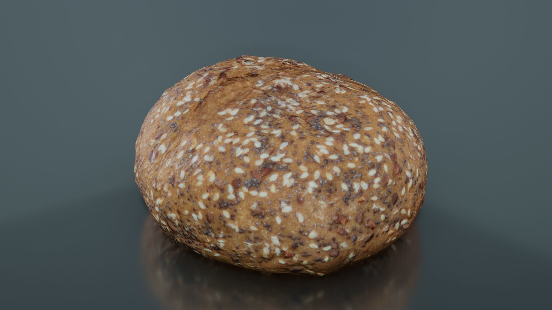 Whole Grain Seed Pistolet Low-poly 3D model_6