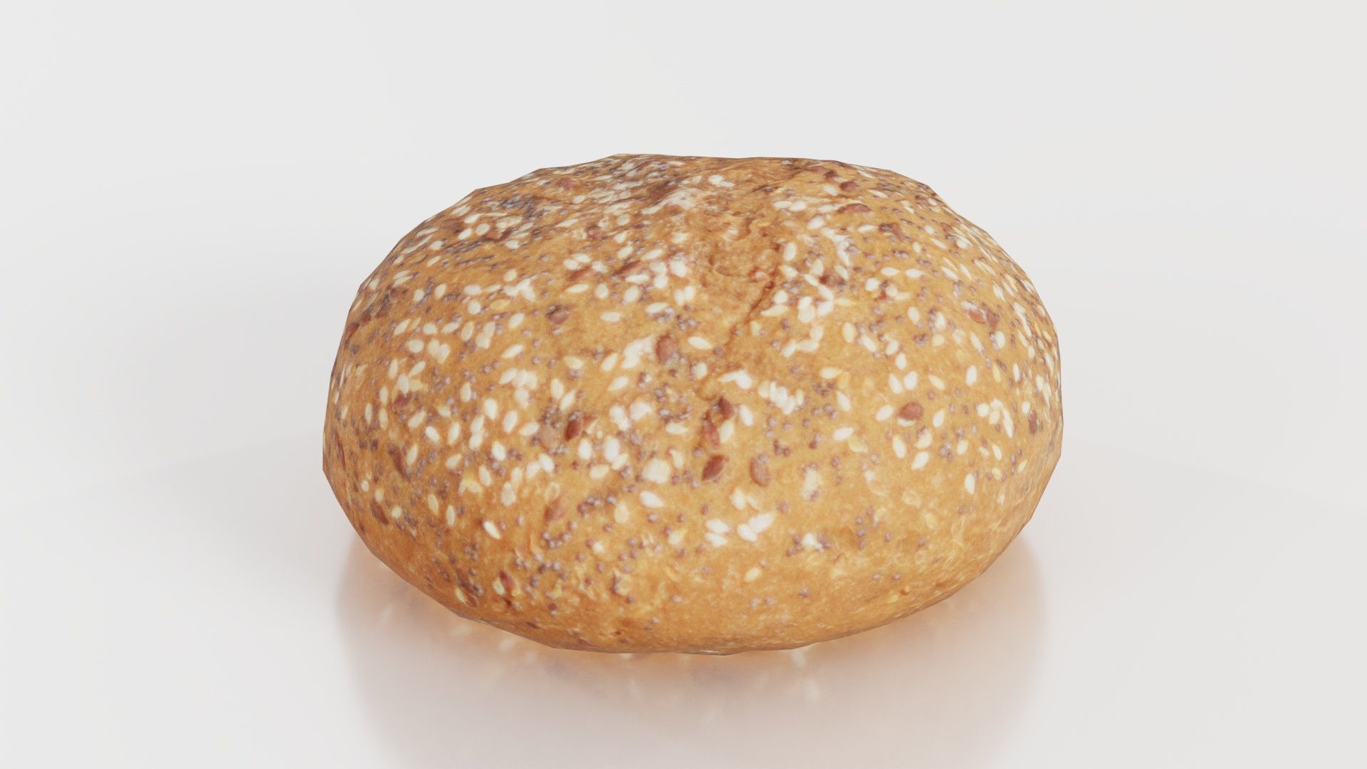 Whole Grain Seed Pistolet Low-poly 3D model_3