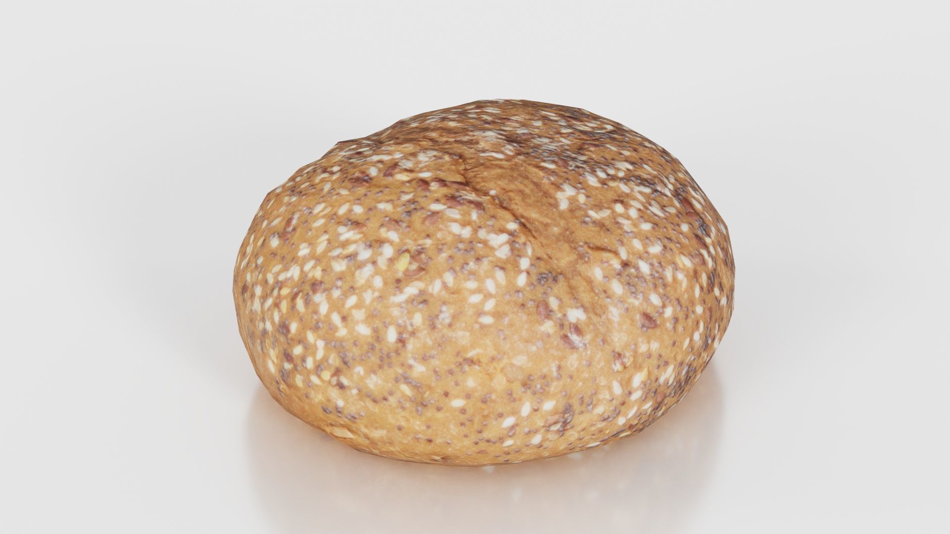 Whole Grain Seed Pistolet Low-poly 3D model_21