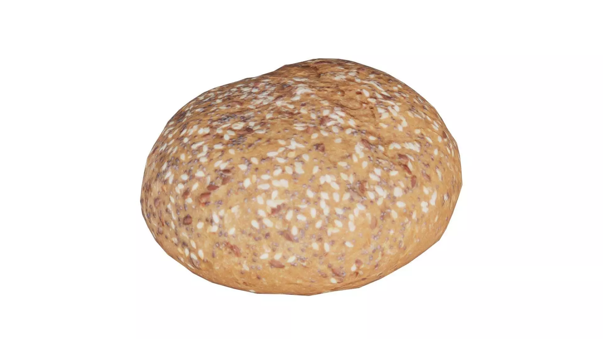 Whole Grain Seed Pistolet Low-poly 3D model_0