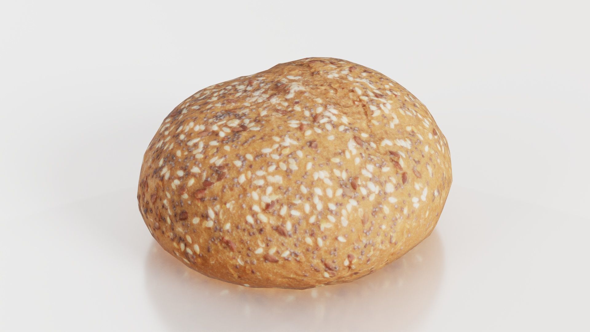 Whole Grain Seed Pistolet Low-poly 3D model_8