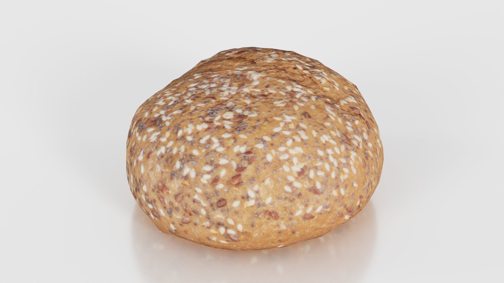 Whole Grain Seed Pistolet Low-poly 3D model_16