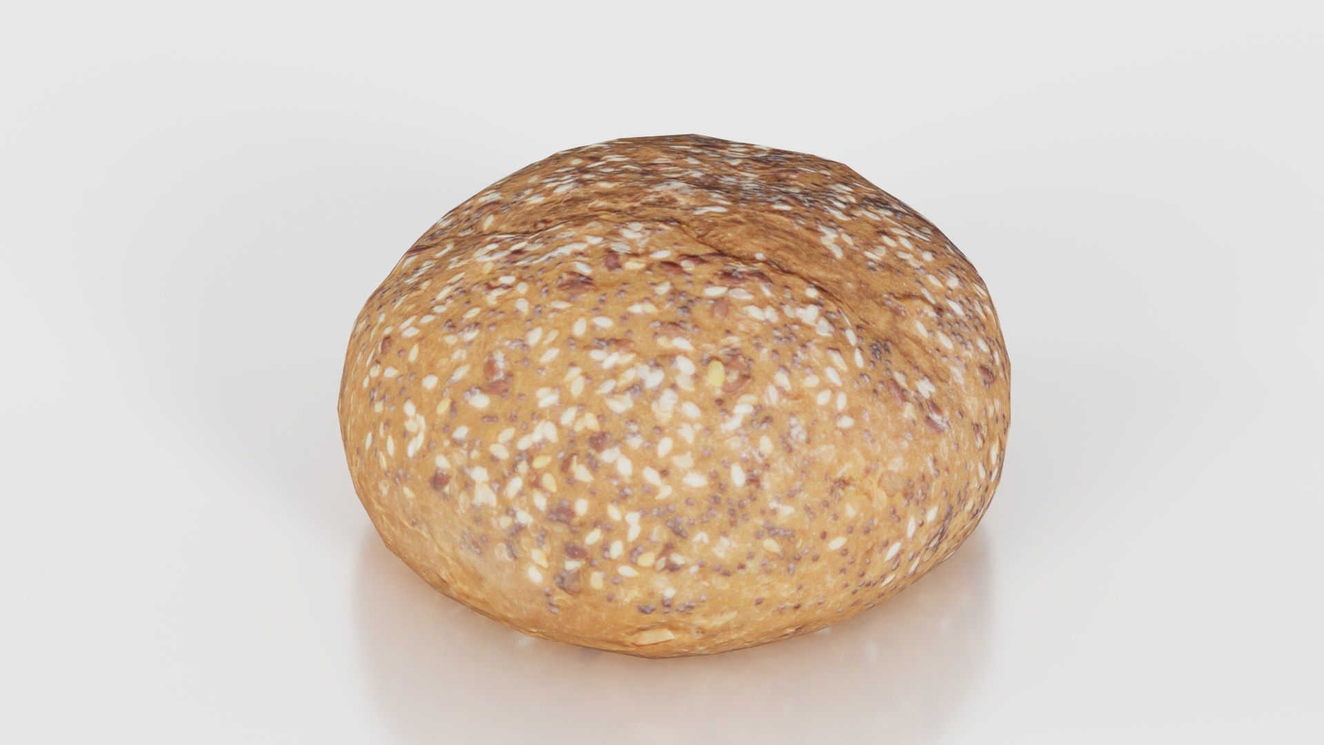 Whole Grain Seed Pistolet Low-poly 3D model_22