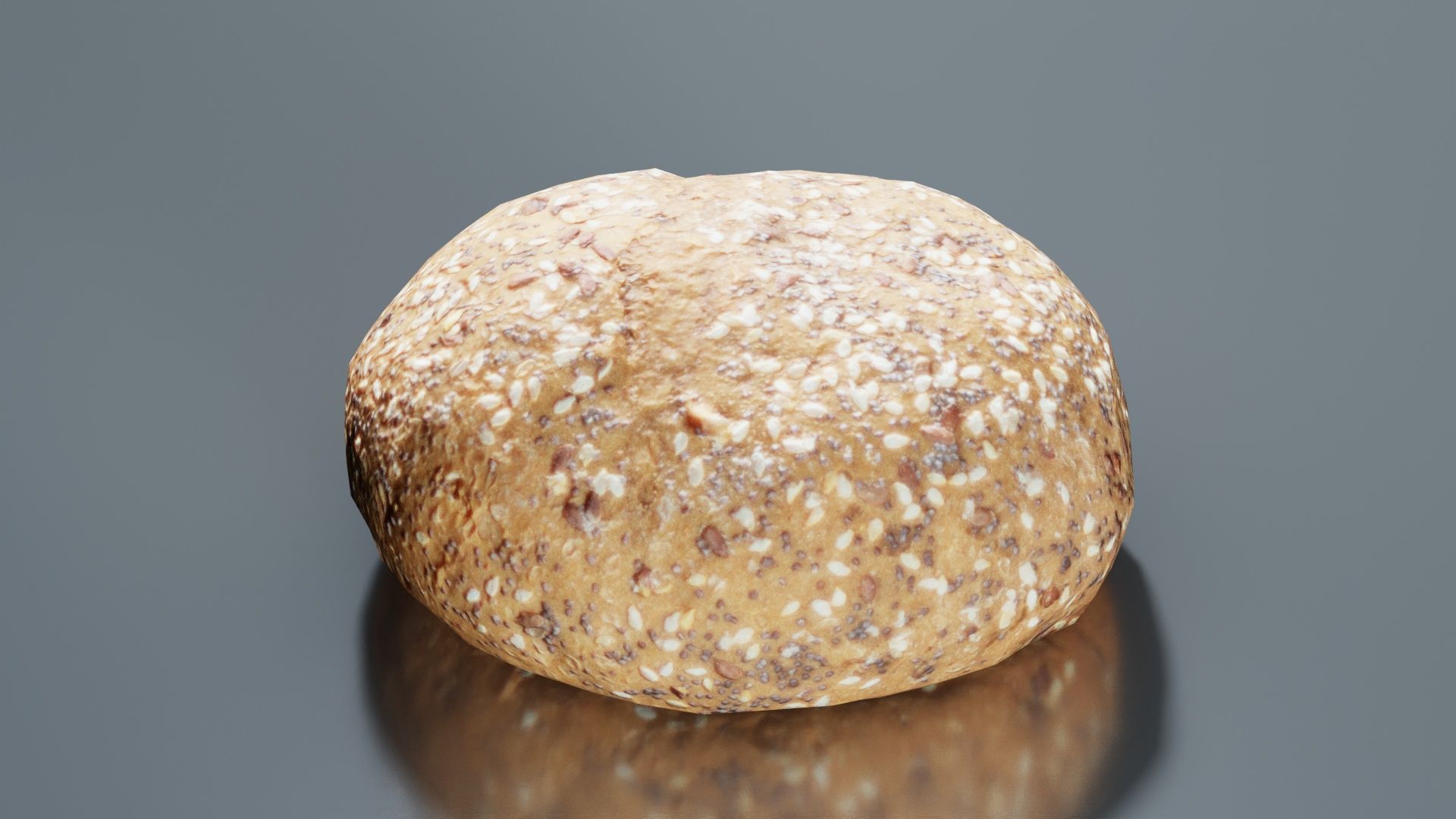 Whole Grain Seed Pistolet Low-poly 3D model_7