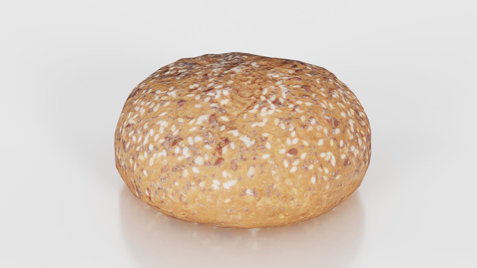 Whole Grain Seed Pistolet Low-poly 3D model_25