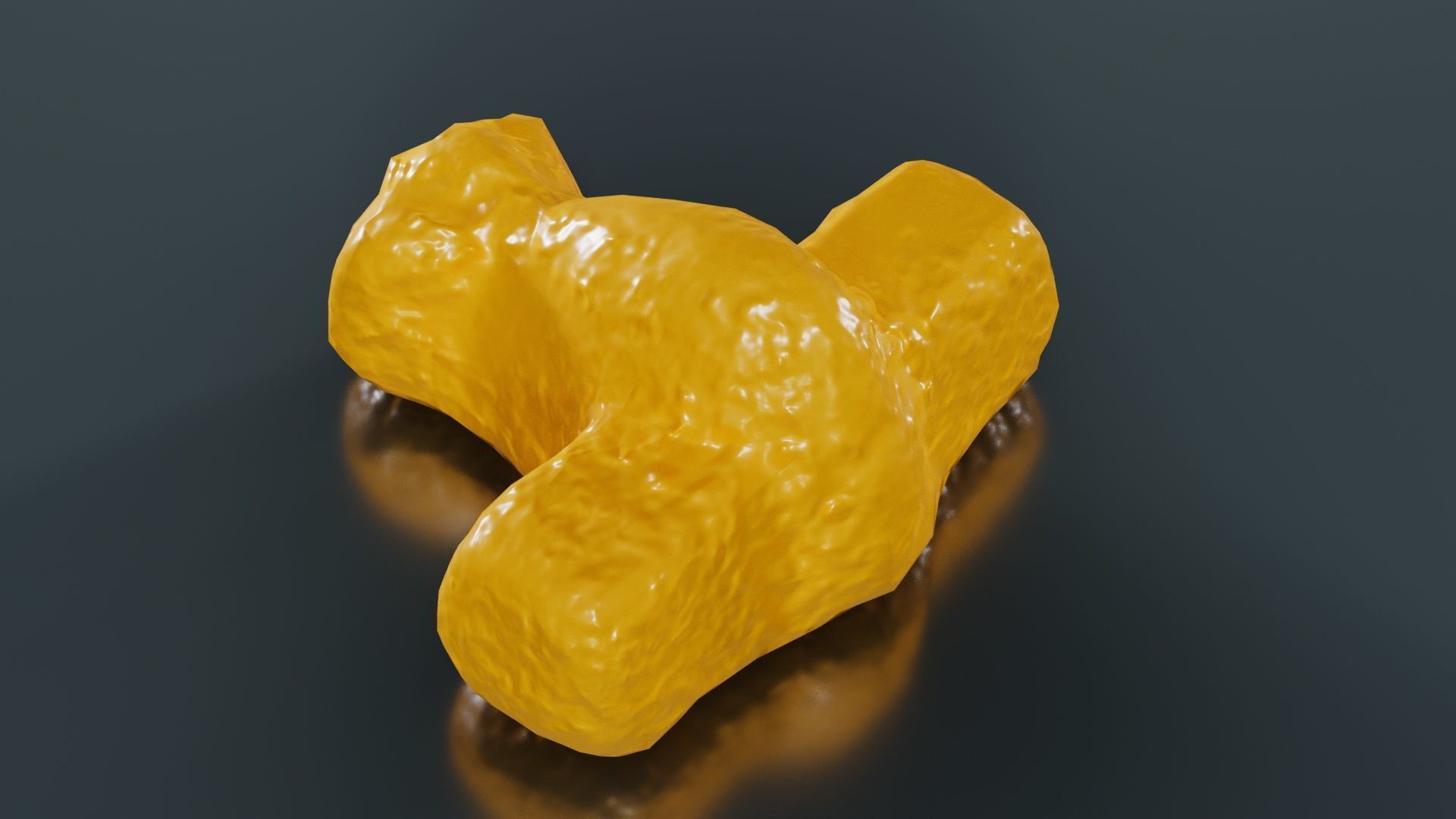 Airplane Low-poly 3D model_13