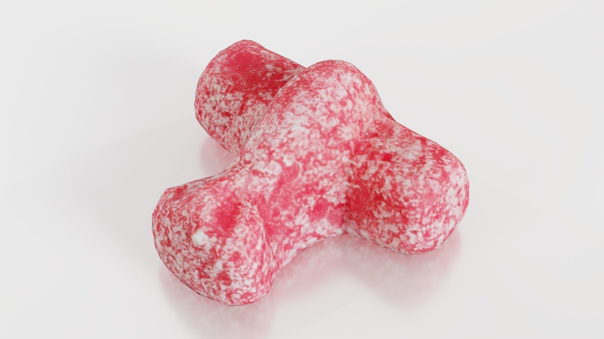 Airplane Low-poly 3D model_1