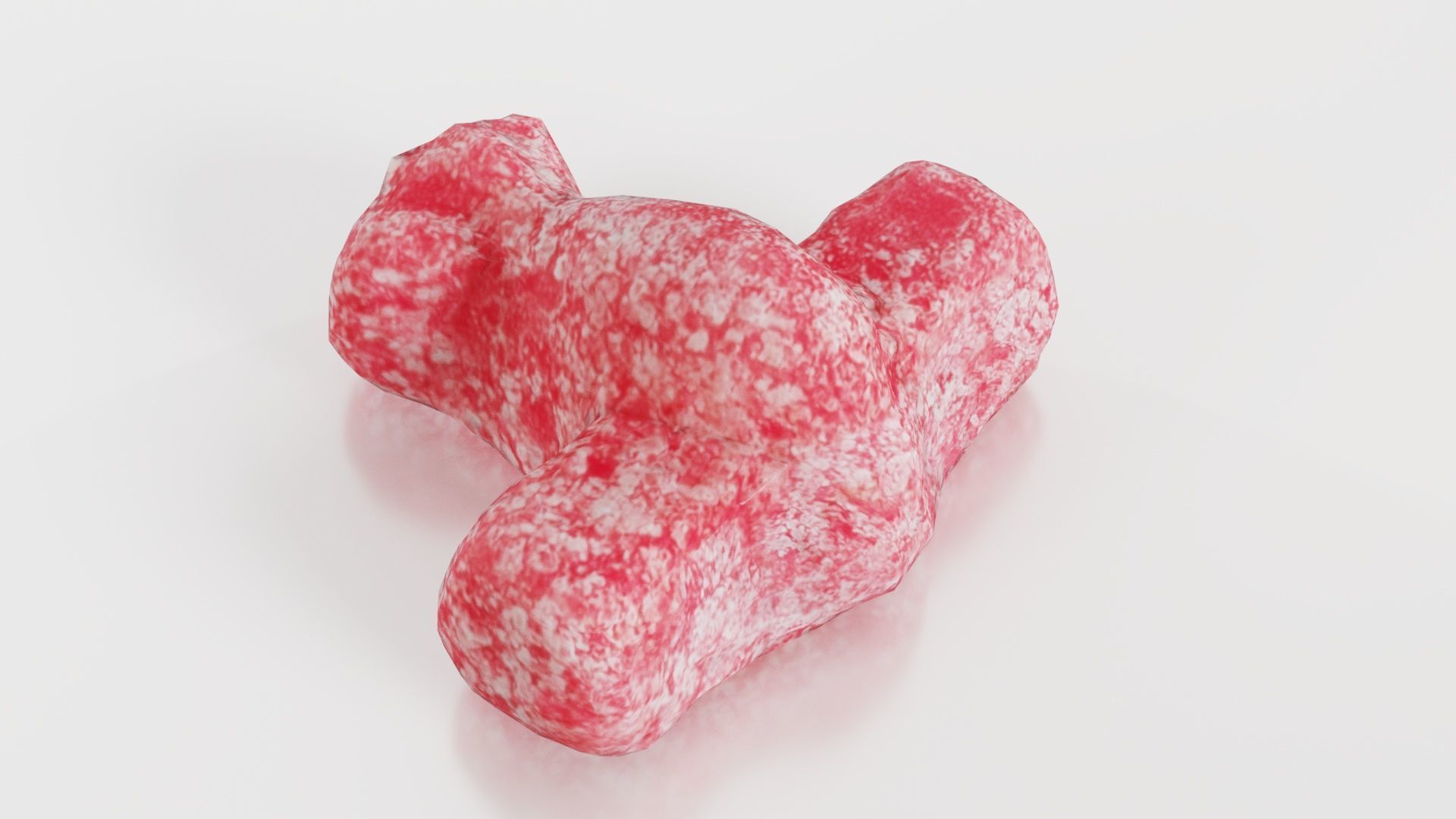 Airplane Low-poly 3D model_6