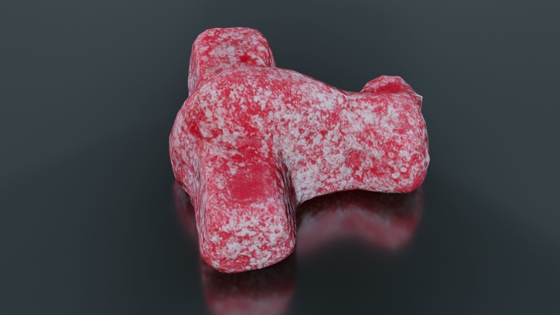 Airplane Low-poly 3D model_8