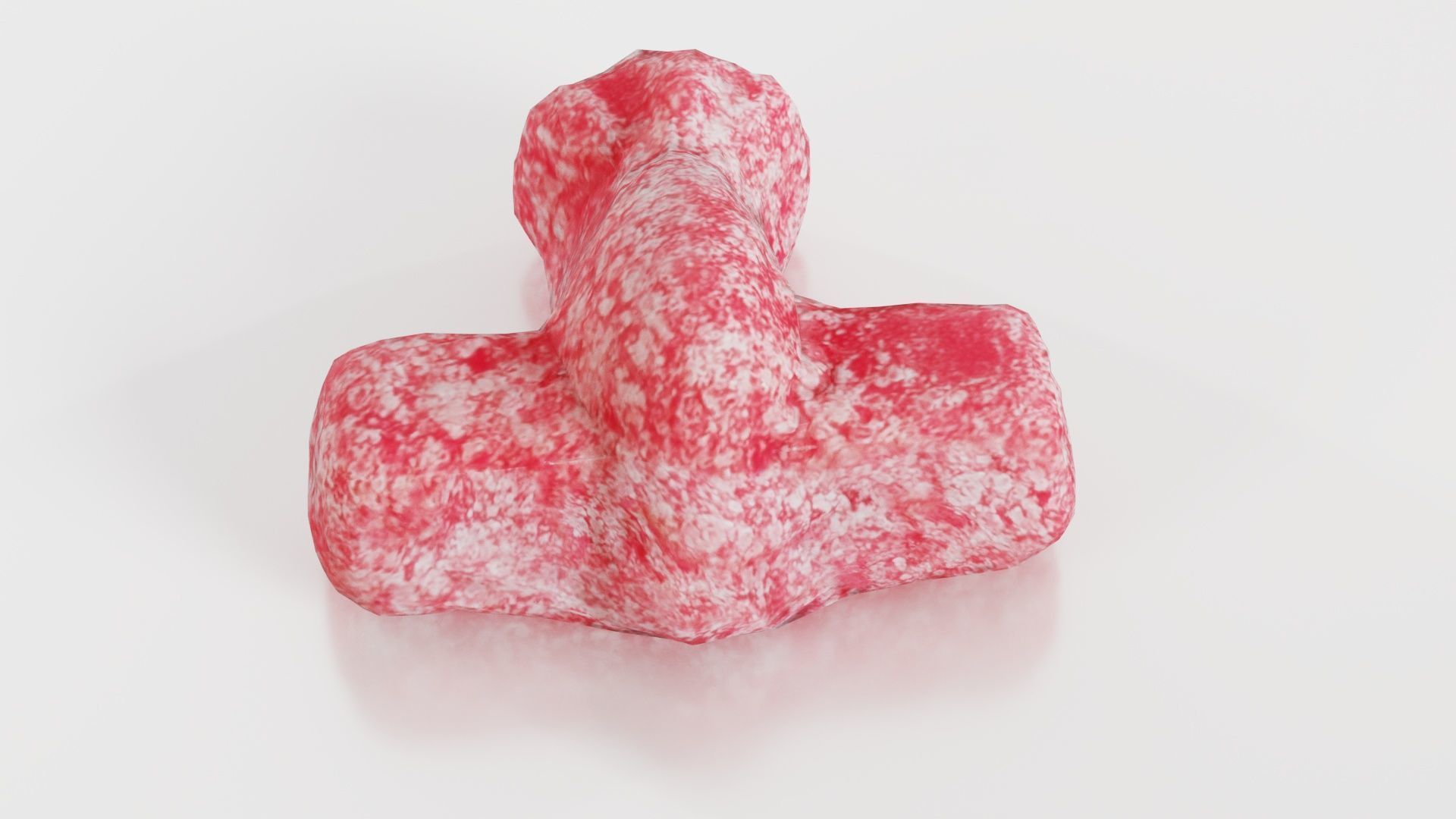 Airplane Low-poly 3D model_2