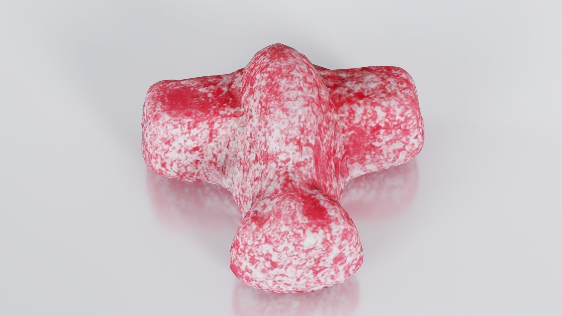 Airplane Low-poly 3D model_4