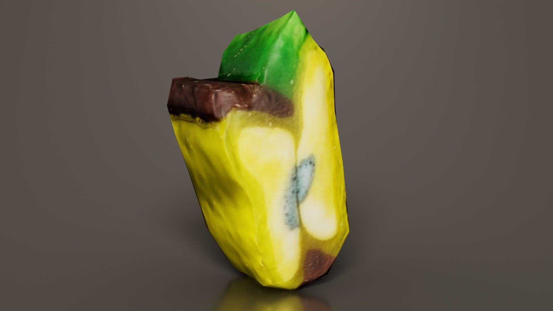 Apple Candy Low-poly 3D model_6