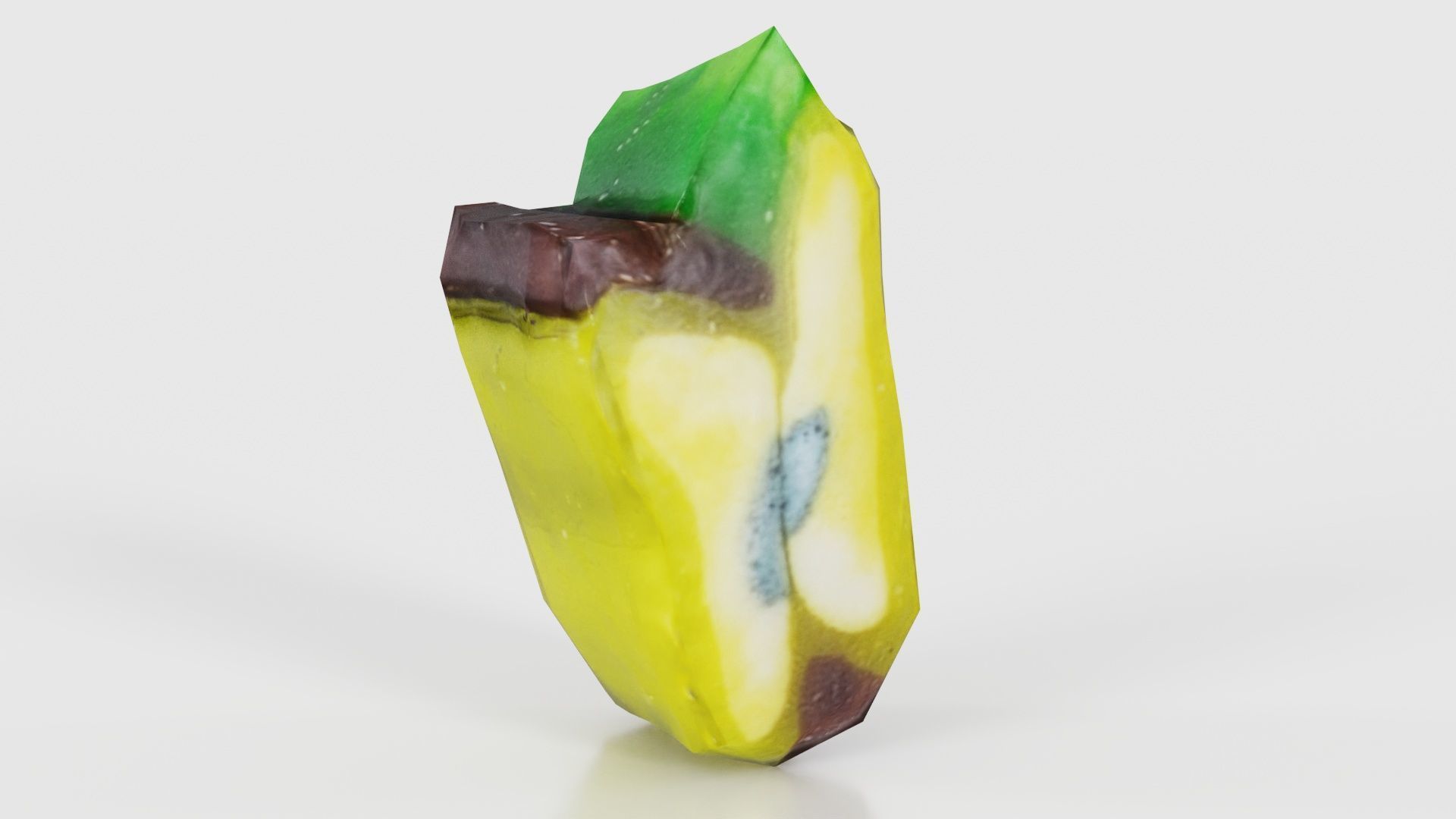 Apple Candy Low-poly 3D model_15