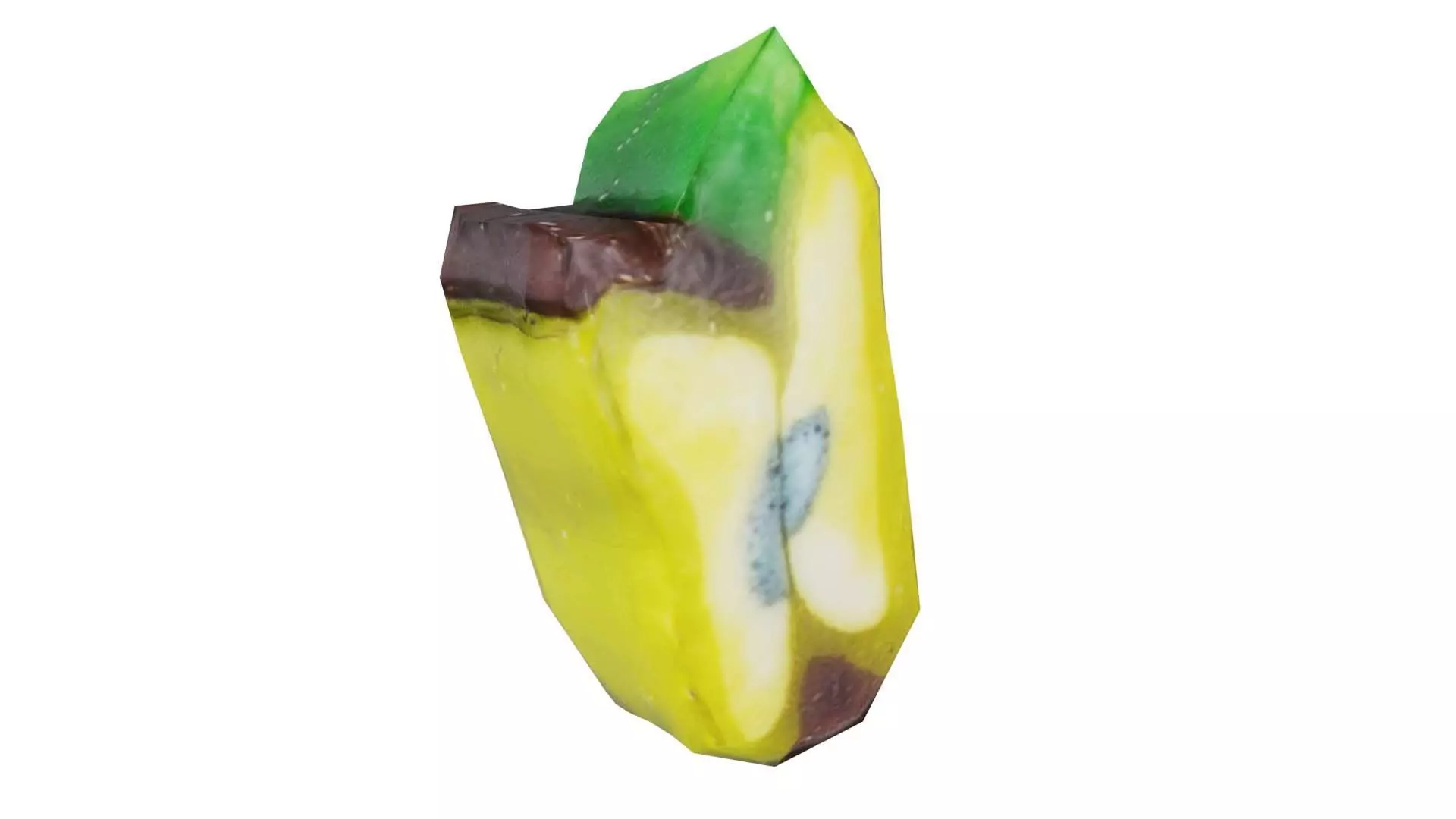 Apple Candy Low-poly 3D model_0