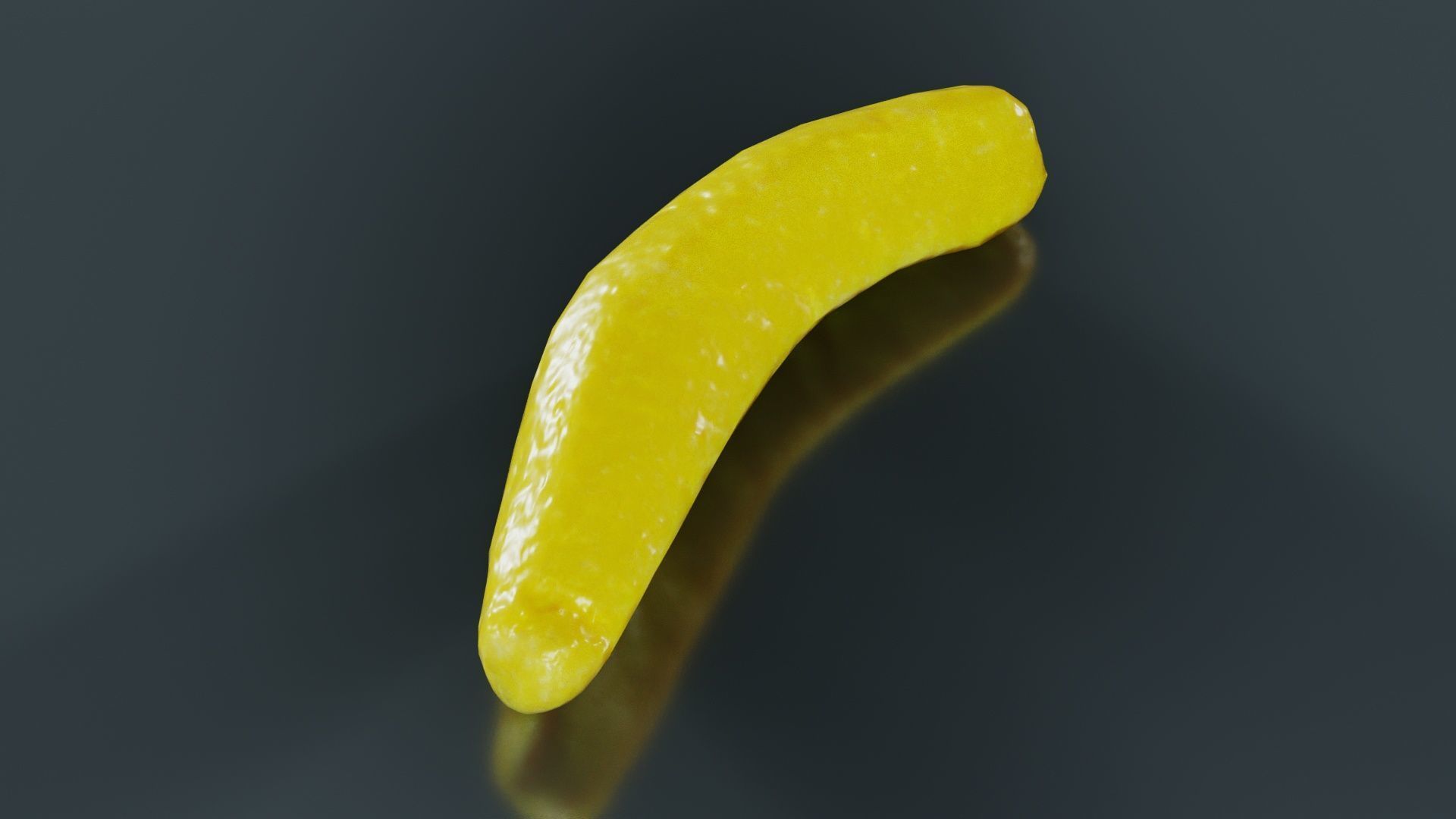Banana Candy Low-poly 3D model_1