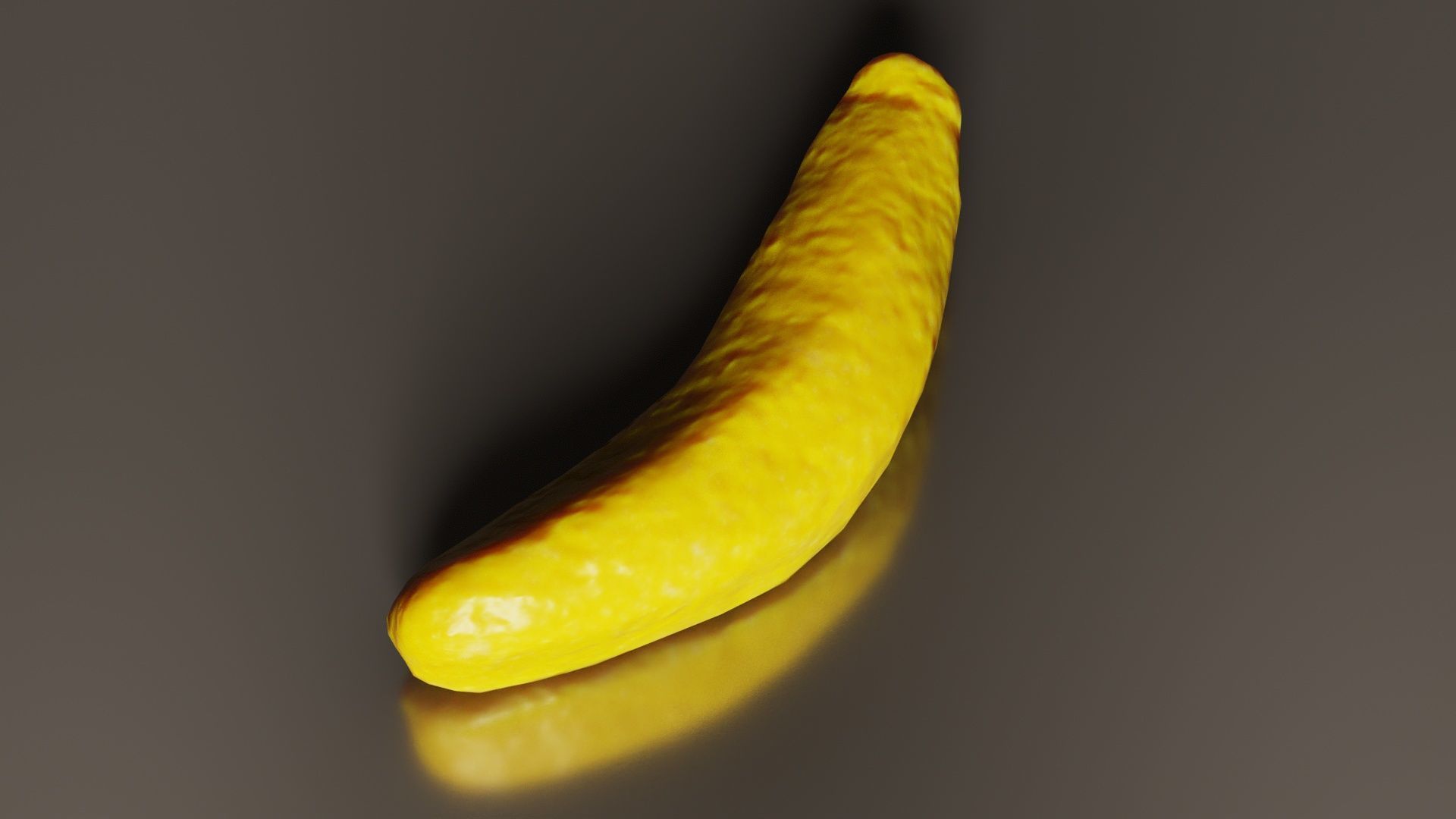 Banana Candy Low-poly 3D model_8