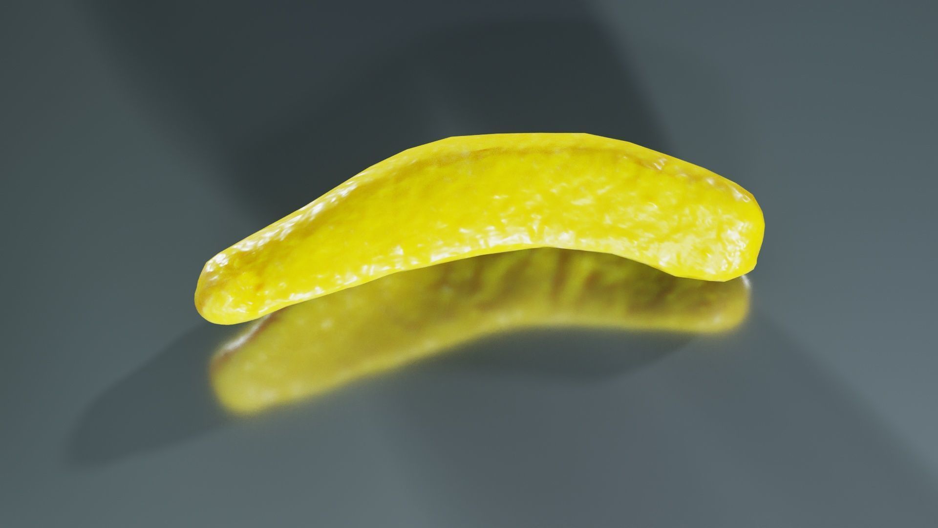 Banana Candy Low-poly 3D model_4