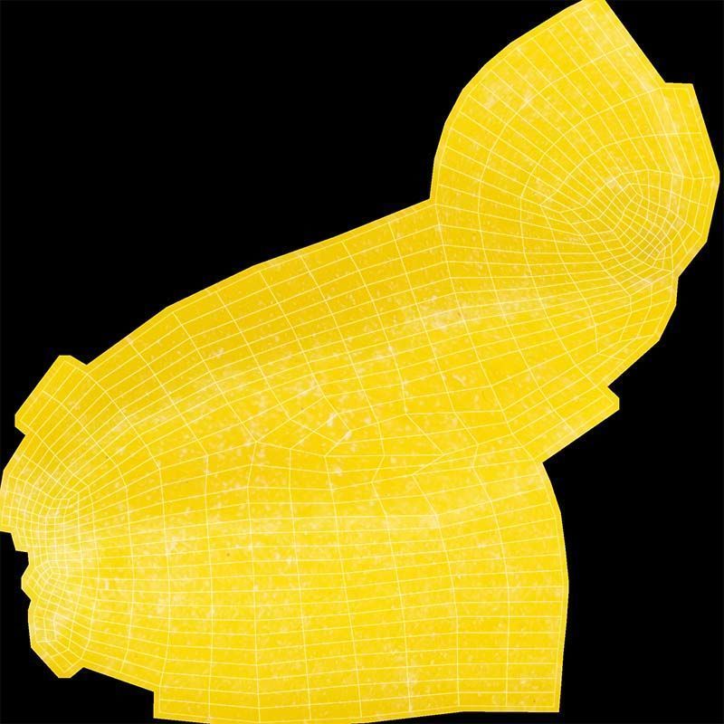 Banana Candy Low-poly 3D model_14