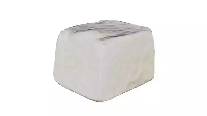Block Low-poly 3D model