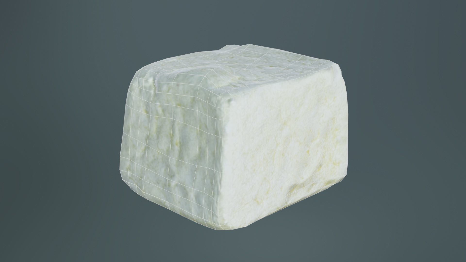 Block Low-poly 3D model_9