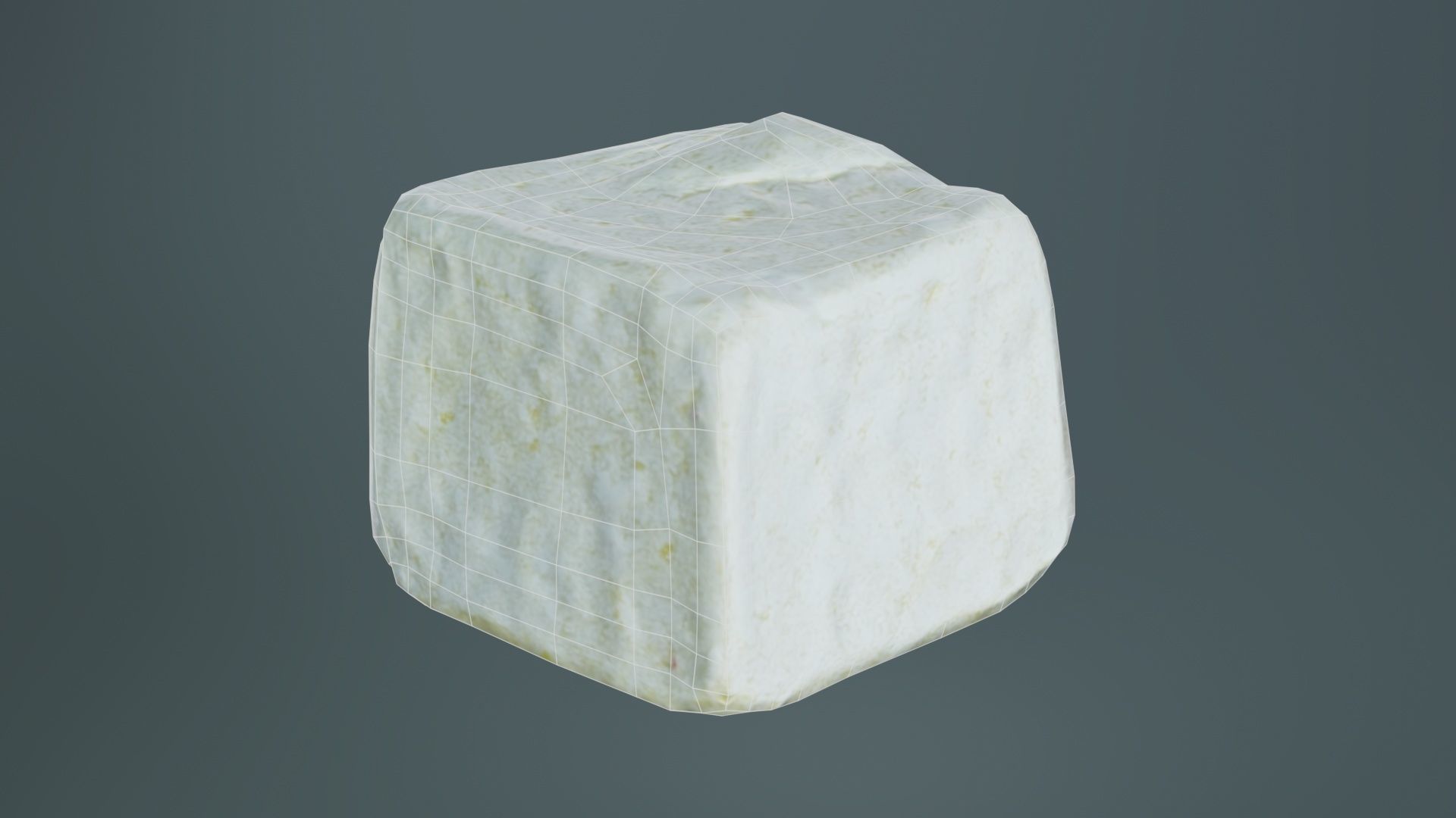 Block Low-poly 3D model_10