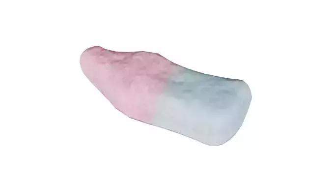 Bottle Blue Pink Low-poly 3D model