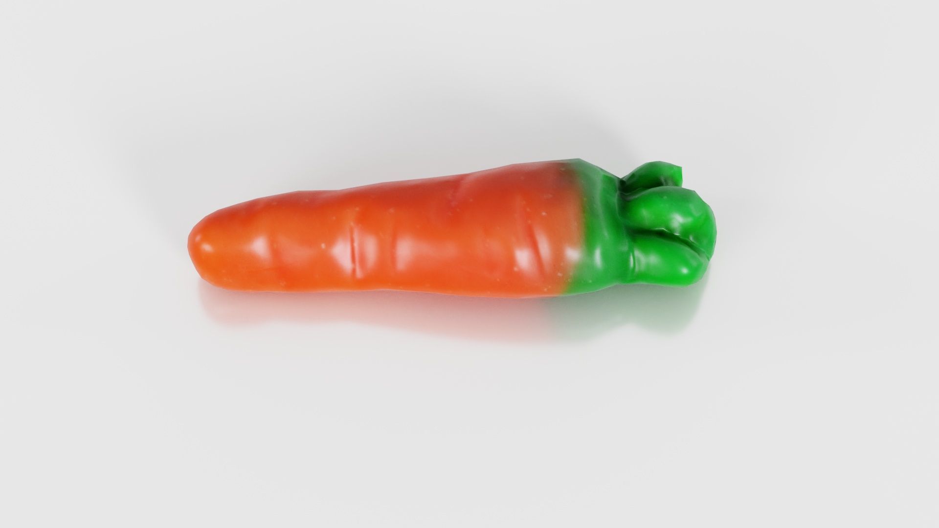 Carrot Candy Low-poly 3D model_22