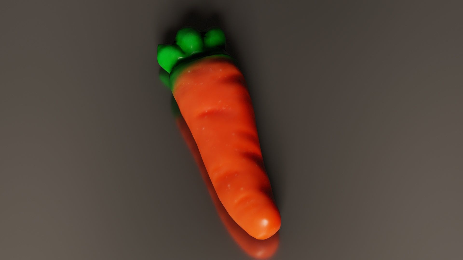 Carrot Candy Low-poly 3D model_6