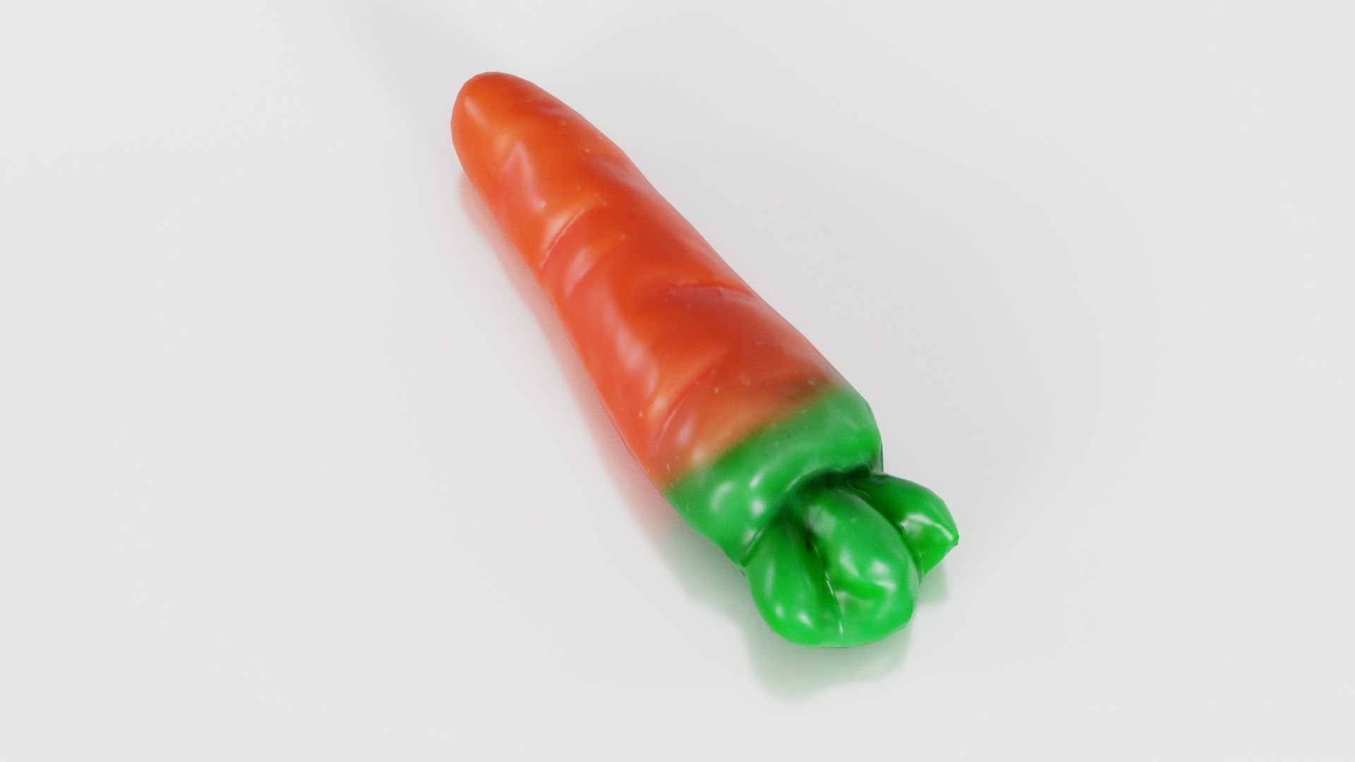 Carrot Candy Low-poly 3D model_20