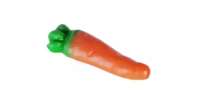 Carrot Candy Low-poly 3D model