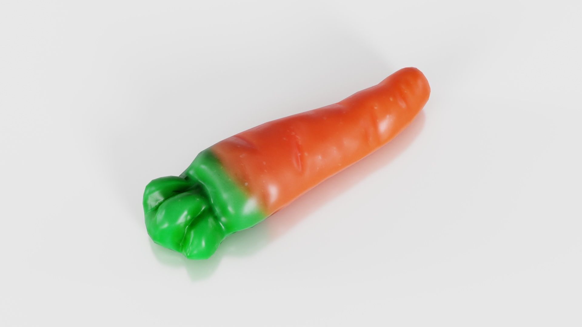 Carrot Candy Low-poly 3D model_17