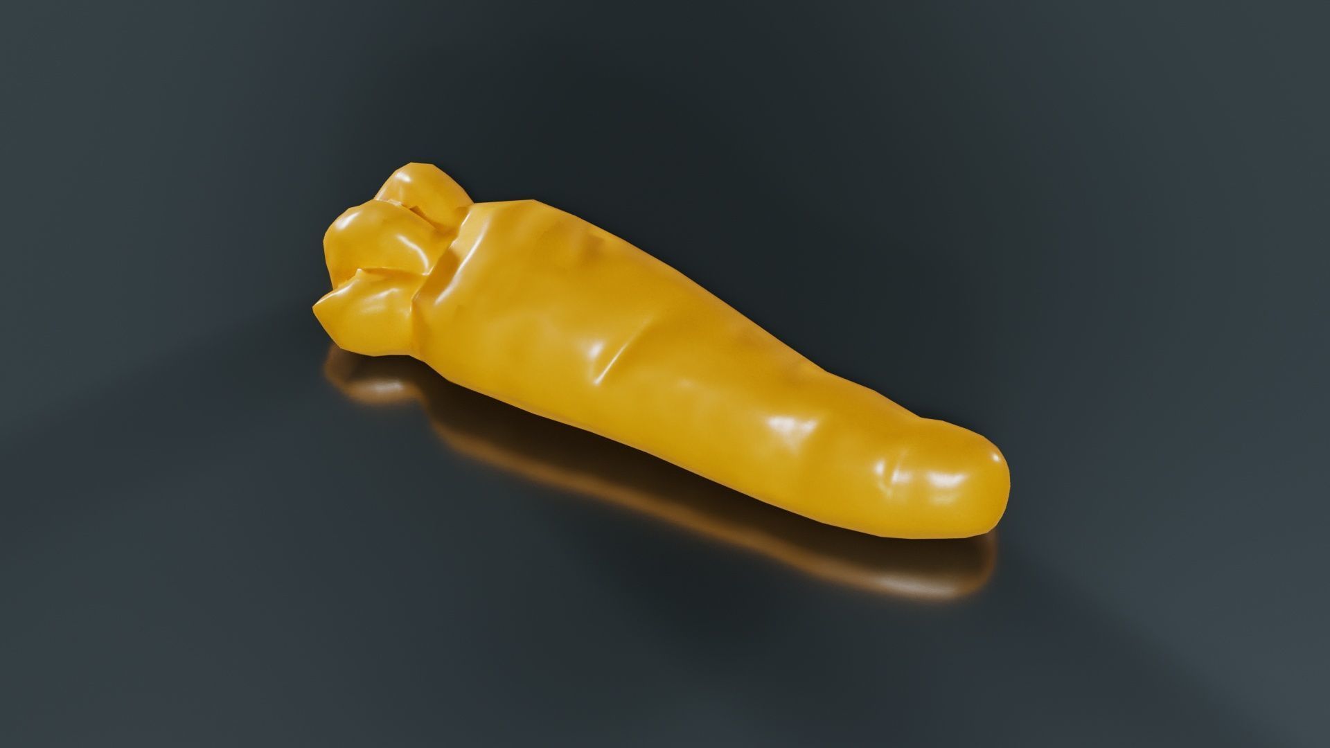 Carrot Candy Low-poly 3D model_12
