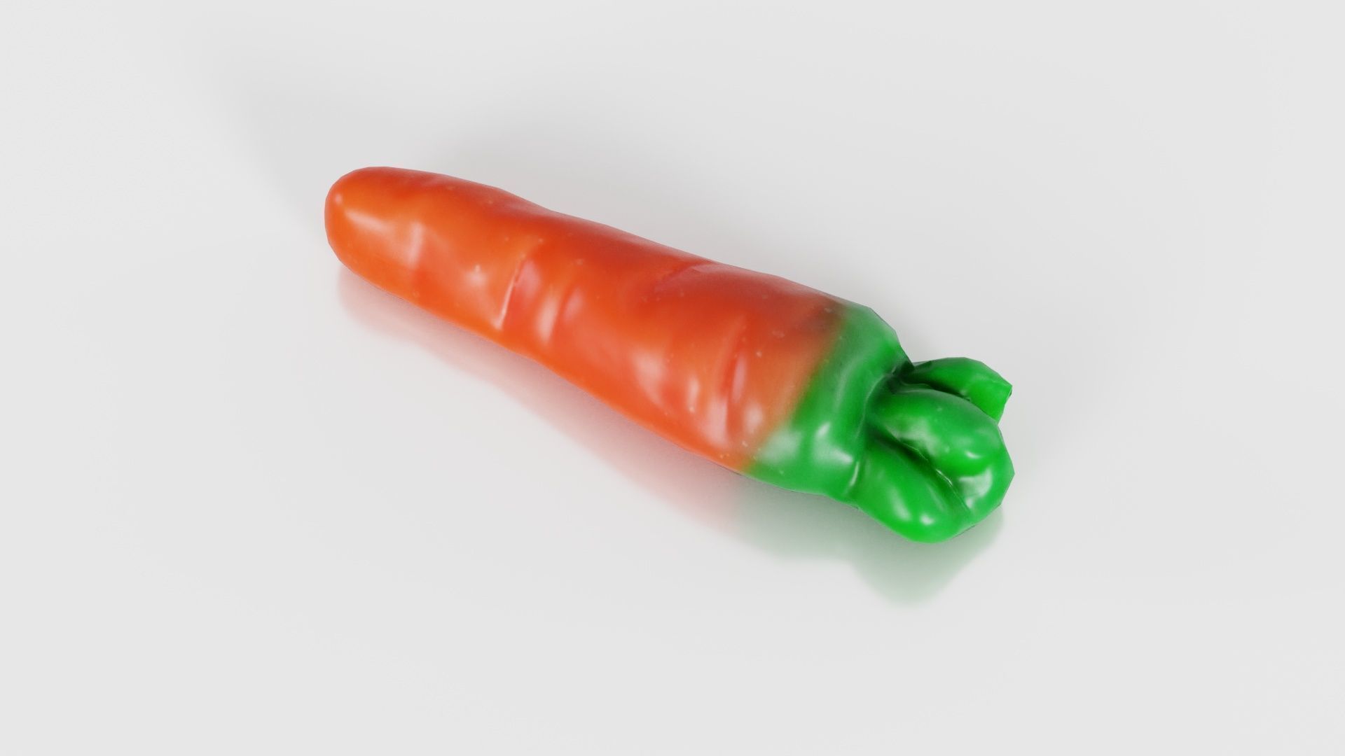 Carrot Candy Low-poly 3D model_21