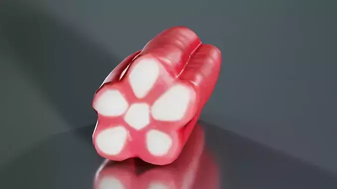 Clover Bar Low-poly 3D model 6