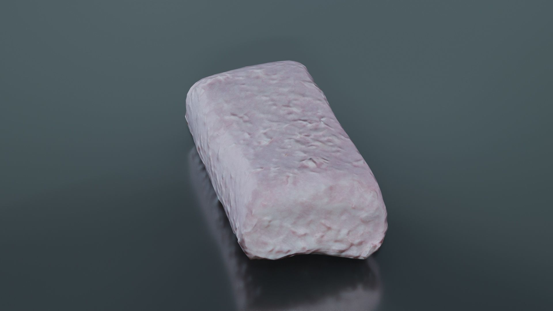 Coconut Foam Low-poly 3D model_5