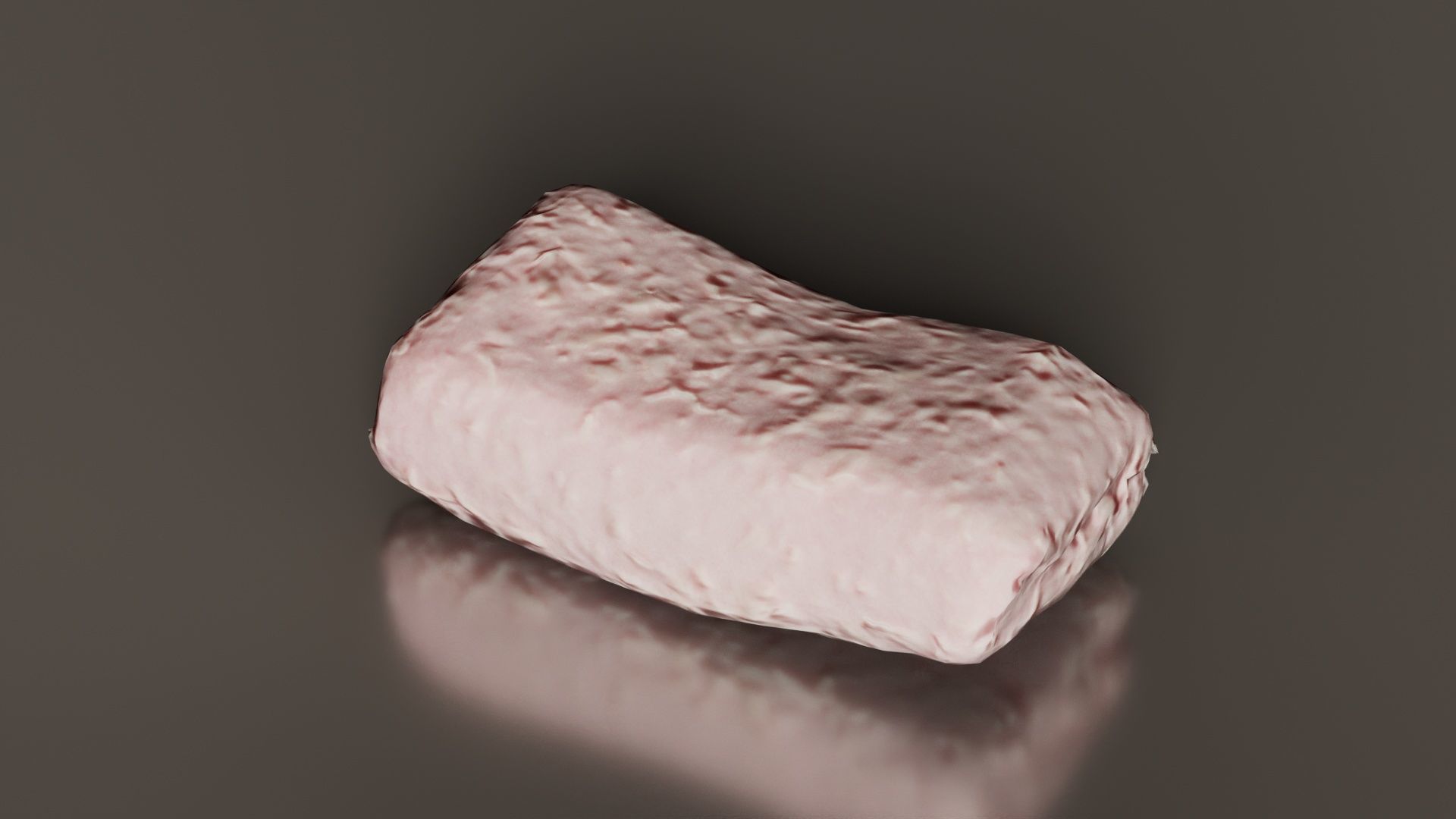 Coconut Foam Low-poly 3D model_6