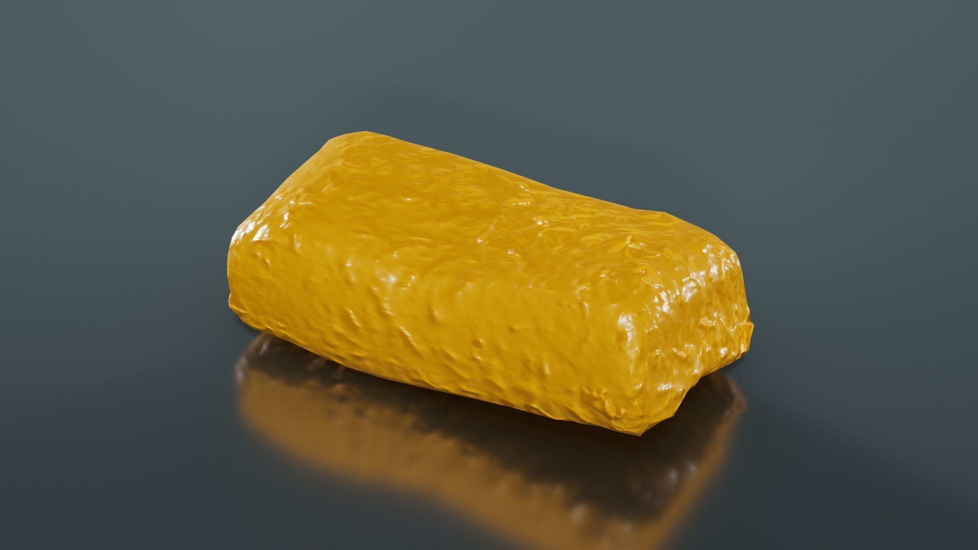 Coconut Foam Low-poly 3D model_12