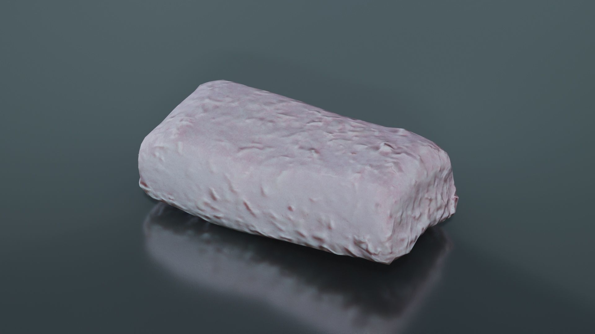 Coconut Foam Low-poly 3D model_4