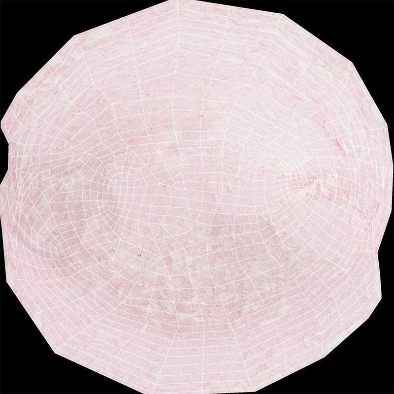 Coconut Foam Low-poly 3D model_14