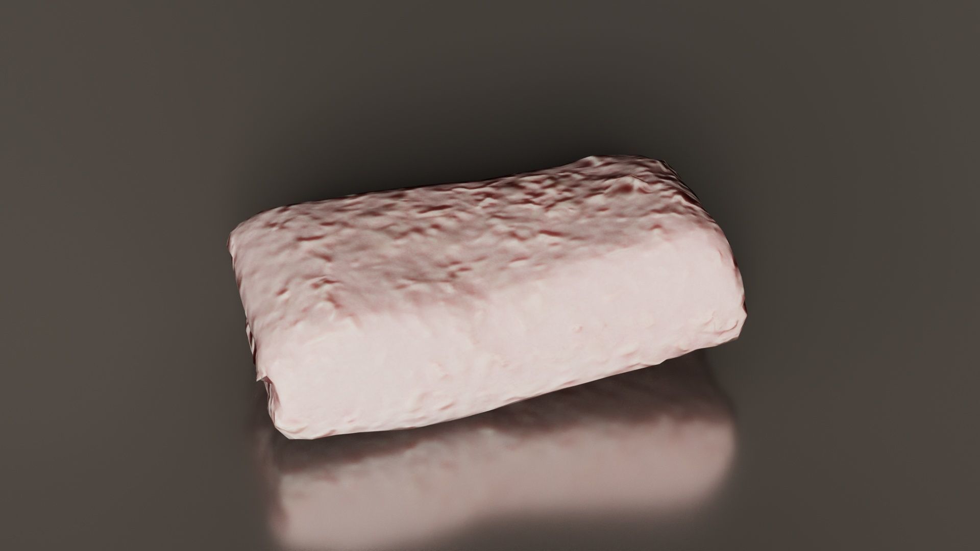 Coconut Foam Low-poly 3D model_3