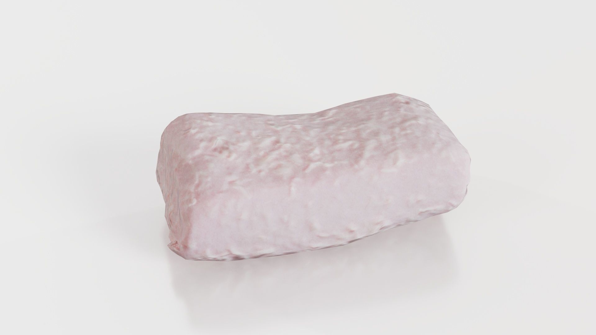 Coconut Foam Low-poly 3D model_7