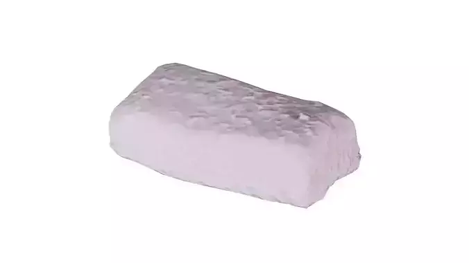 Coconut Foam Low-poly 3D model