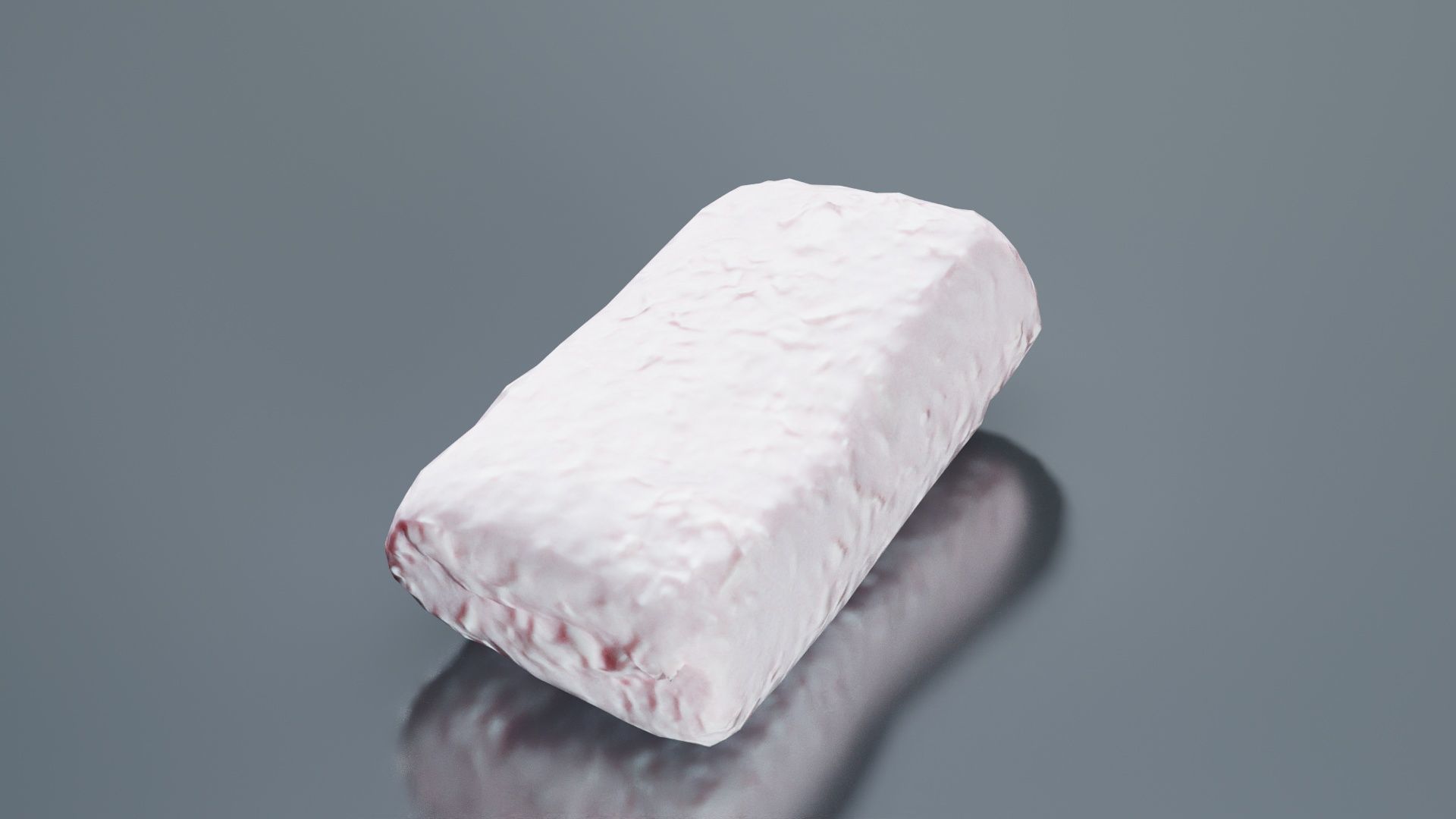 Coconut Foam Low-poly 3D model_1