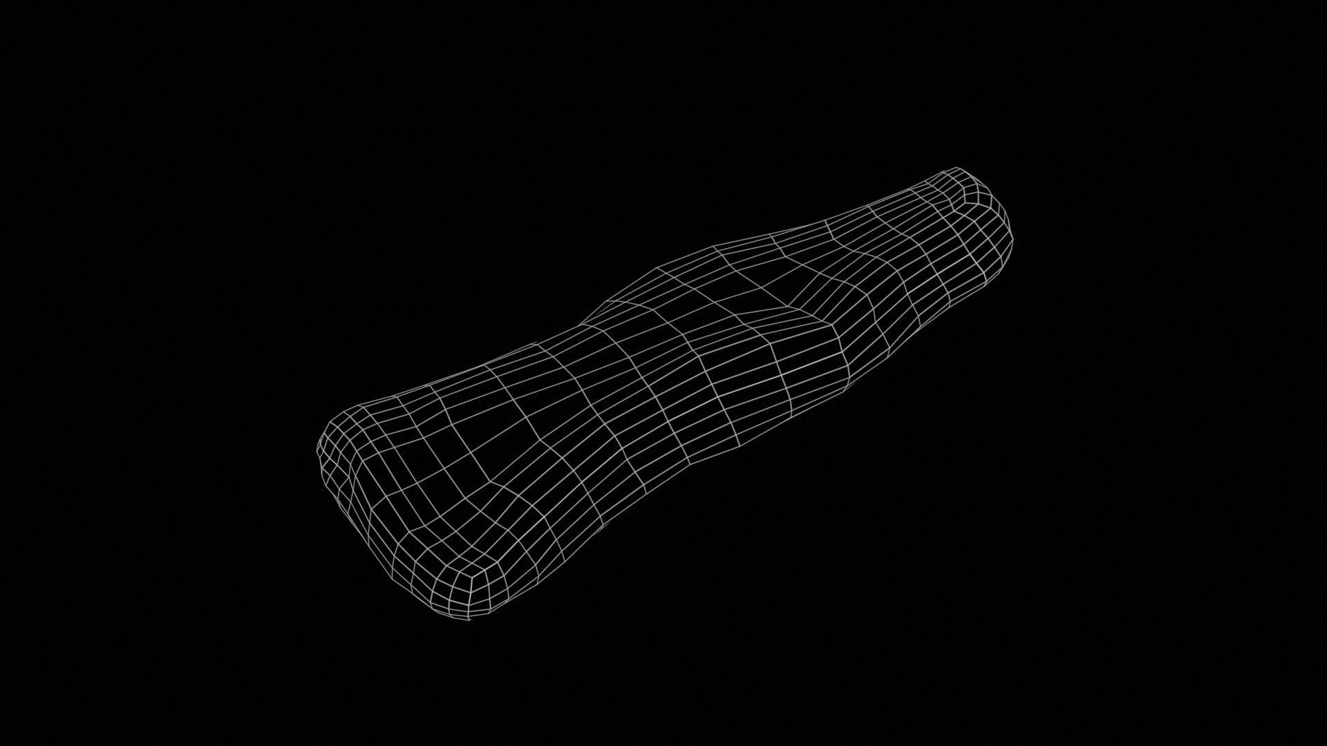 Cola Bottle Brown Low-poly 3D model_11