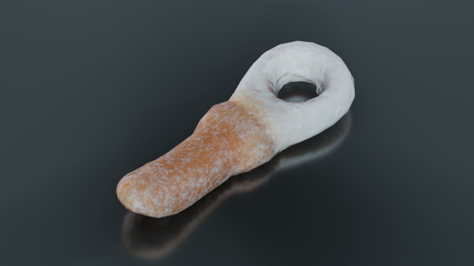 Cola Ring Low-poly 3D model_3