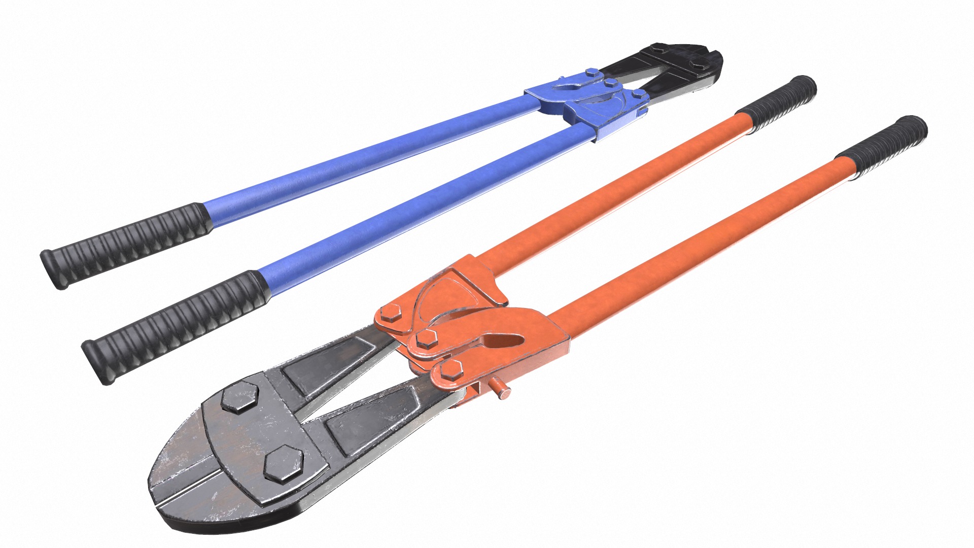 Bolt Cutter Low Poly Low-poly 3D model_20
